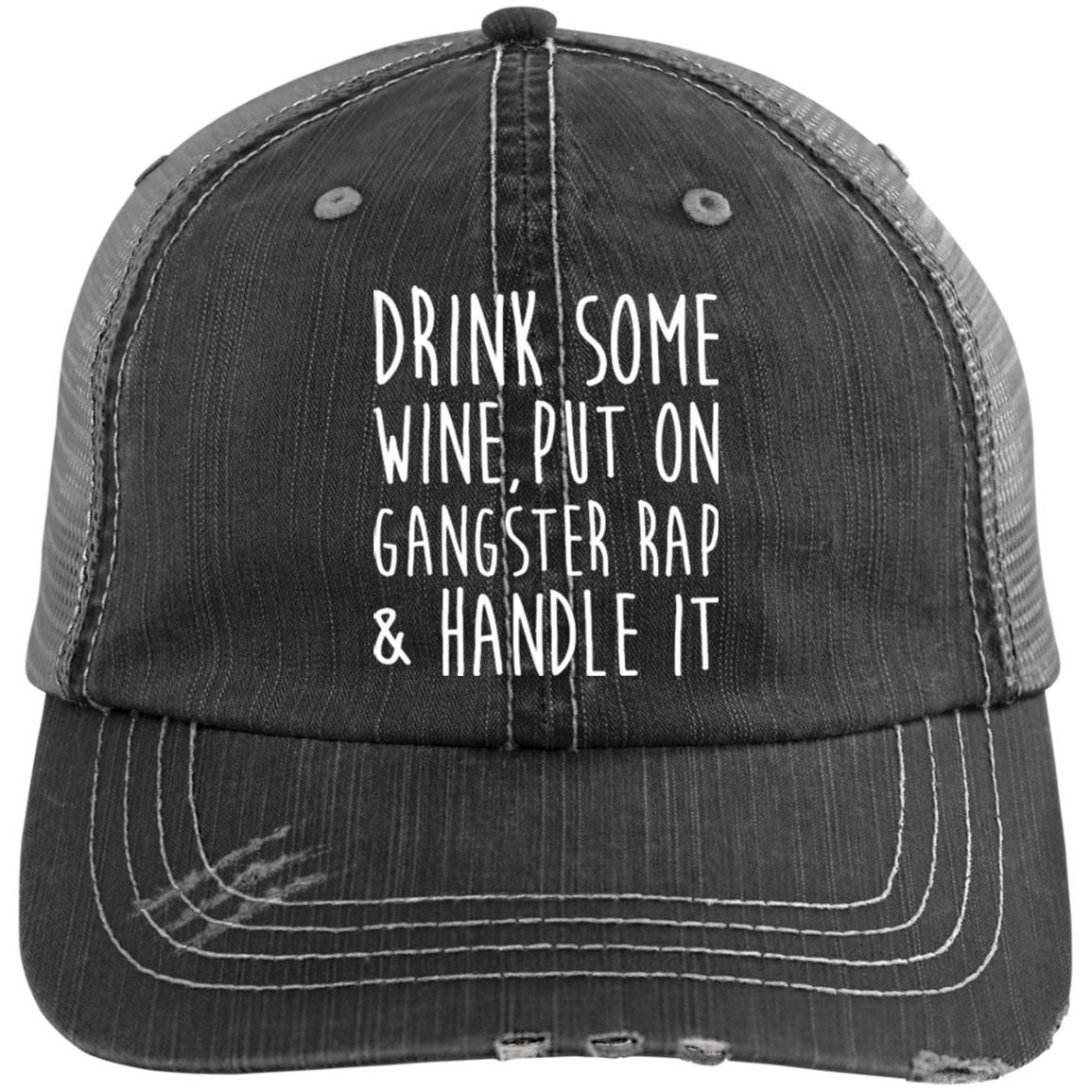 Wine and Gangster Rap - Distressed Style