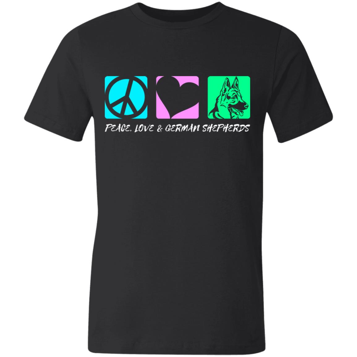 Peace Love German Shepherd T-Shirt