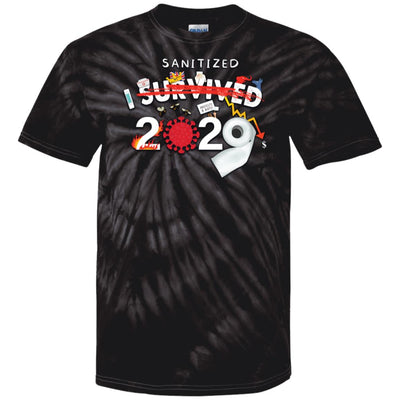 I Sanitized 2020 - 100% Cotton Tie Dye T-Shirt