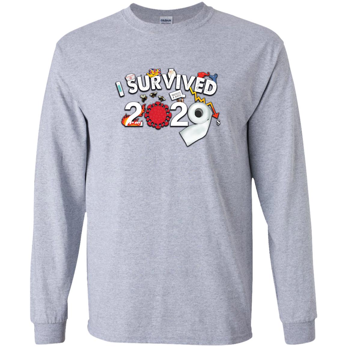 I Survived 2020 - Youth LS T-Shirt