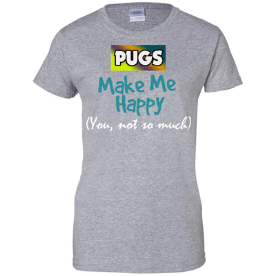Pugs Make Me Happy - Apparel - pug bestseller