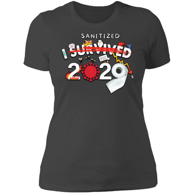 I Sanitized 2020 - Ladies' Boyfriend T-Shirt