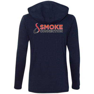 1LTHD4 Smoke Connection Ladies' LS T-Shirt Hoodie