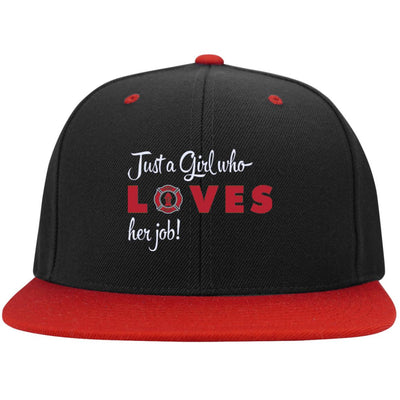 Just A Girl Who Loves Her Job Snapback Hat