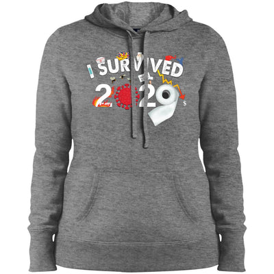 I Survived 2020 - Ladies' Pullover Hooded Sweatshirt