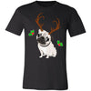 Reindeer Pug T-Shirt
