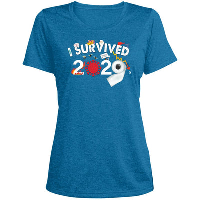 I Survived 2020 - Ladies' Heather Dri-Fit Moisture-Wicking T-Shirt