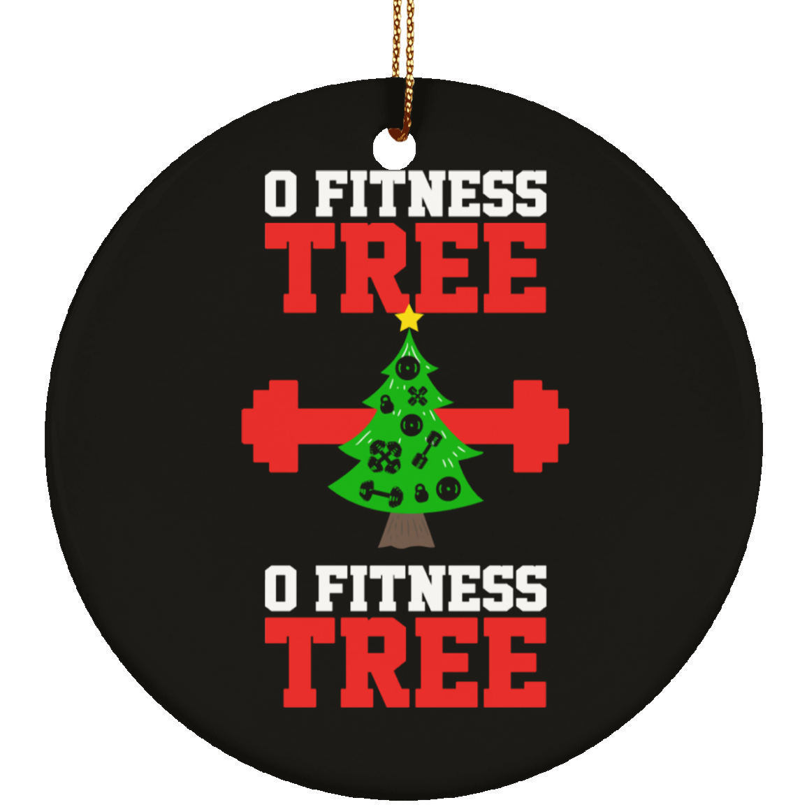 O Fitness Tree Ornament