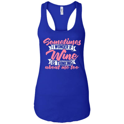 Wine is Thinking About Me Too Tank_front_printable