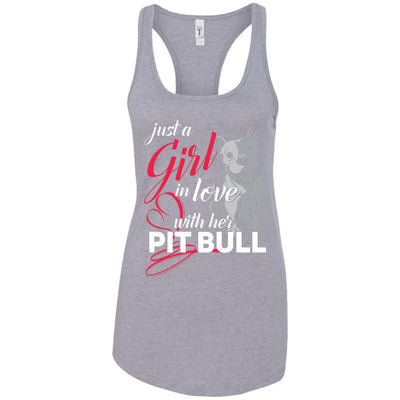 Girl In Love With Her Pitbull