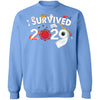 I Survived 2020 - Men's Crewneck Pullover Sweatshirt