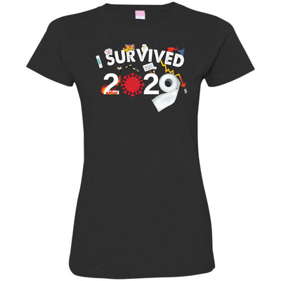 I Survived 2020 - Ladies' Fine Jersey T-Shirt