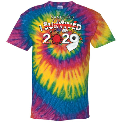 I Sanitized 2020 - 100% Cotton Tie Dye T-Shirt