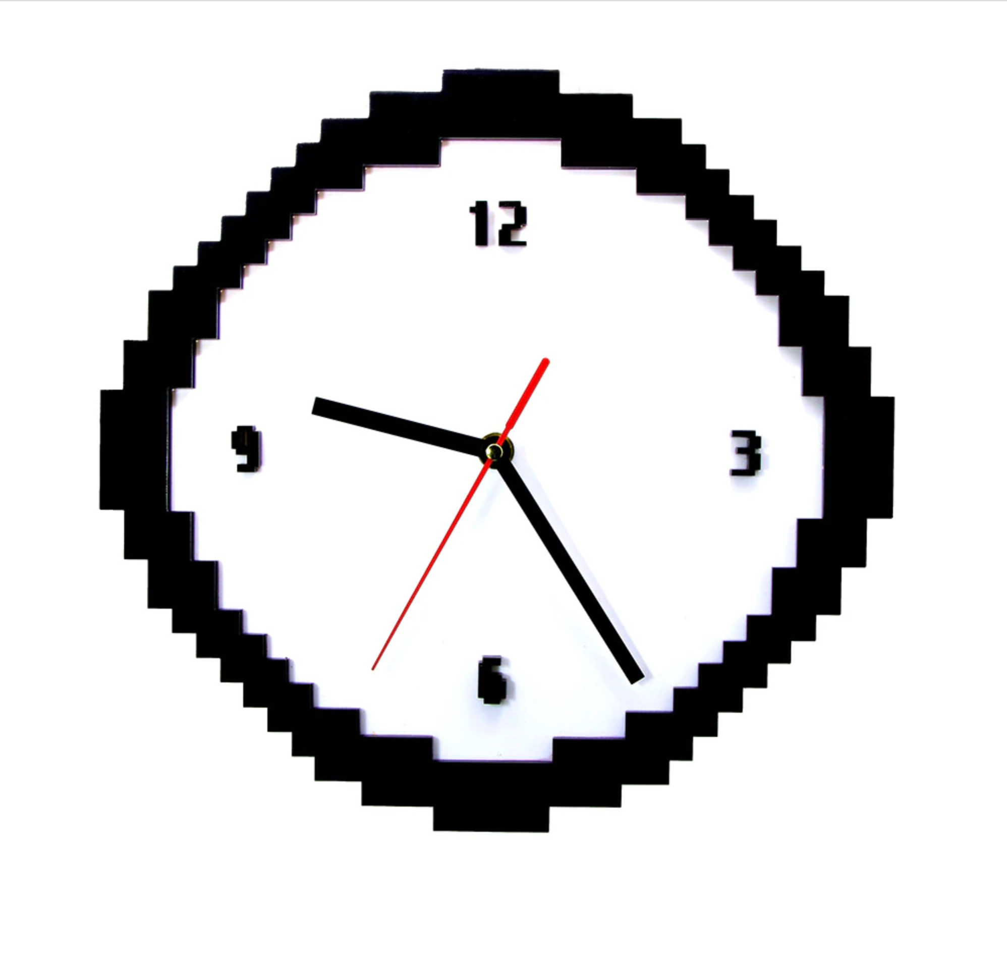 Pixel 8-bit Wall Clock