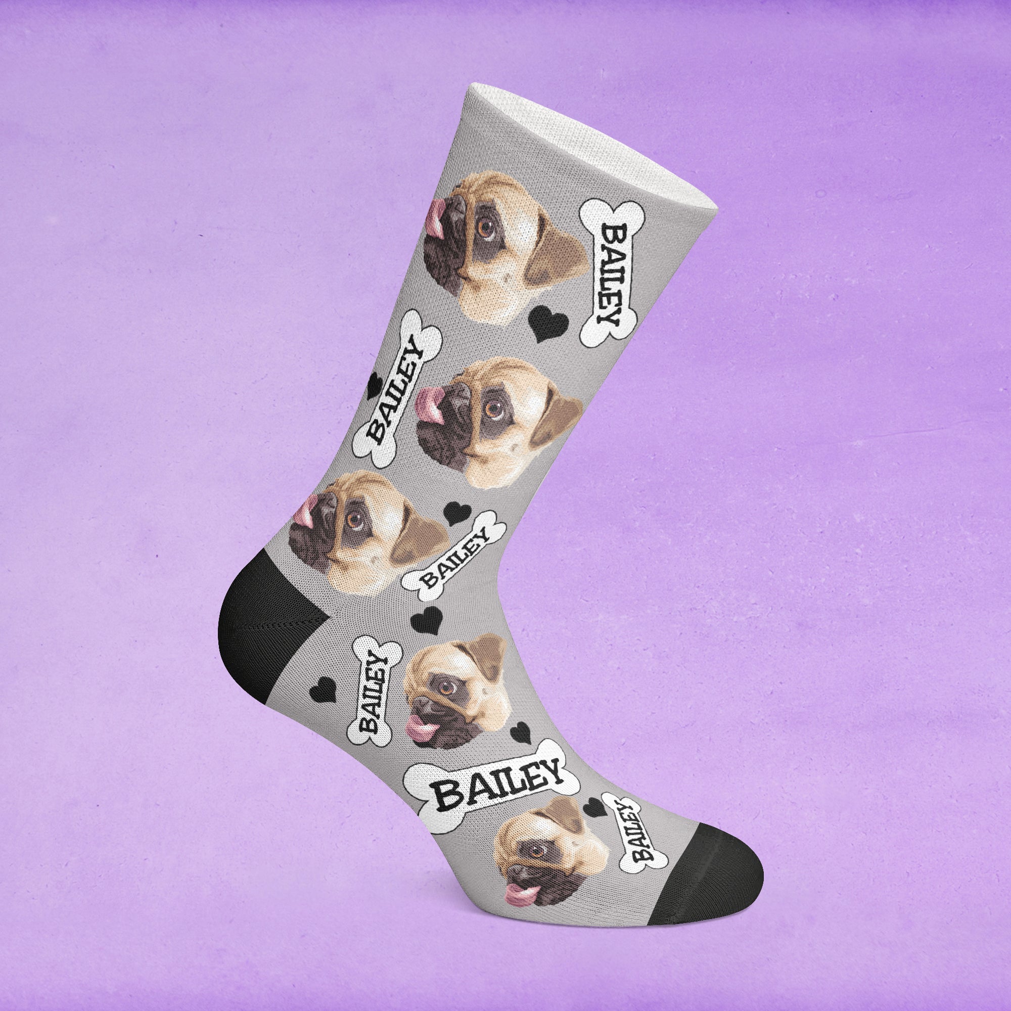 Custom Pug Socks