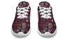 Red Wine White Sole Sneakers