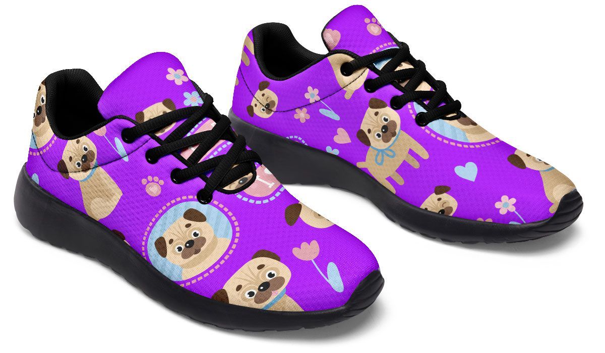 Love Pugs Sneakers