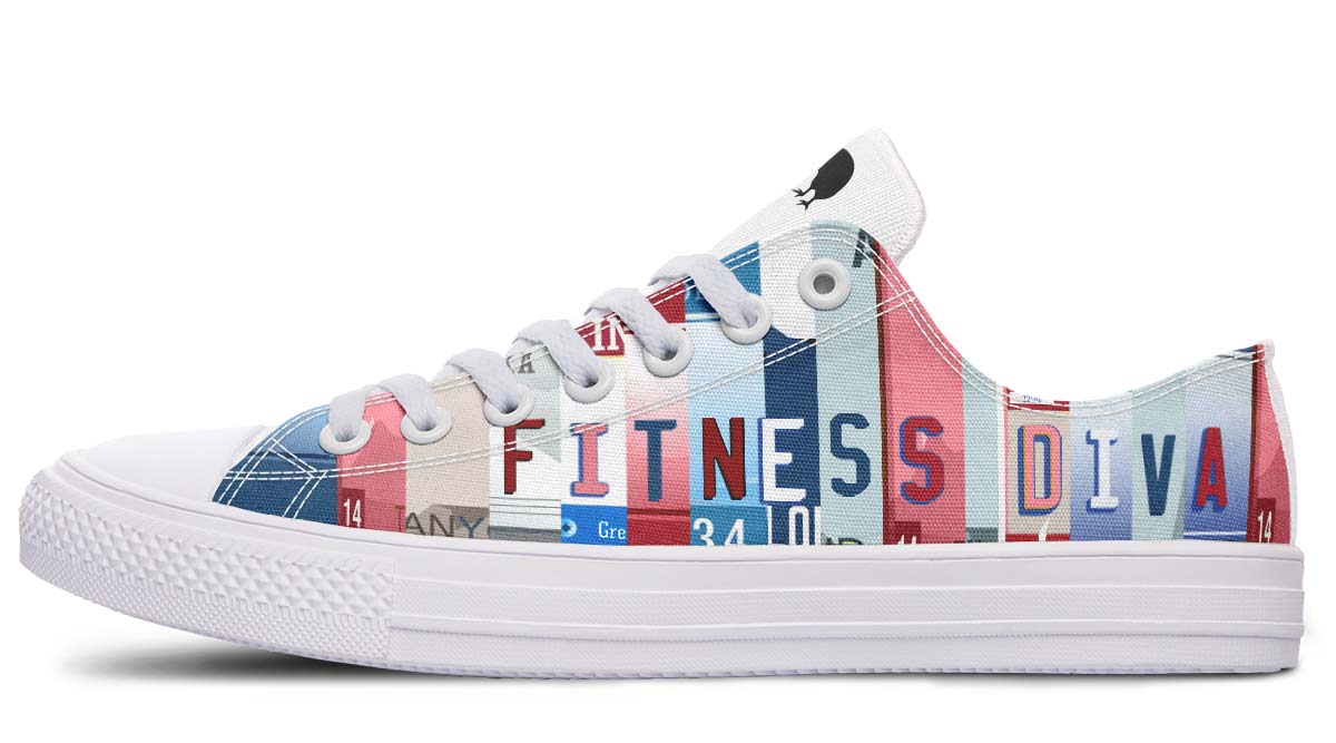 Fitness Diva Low Top Shoes - Nautical