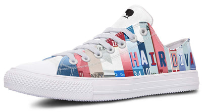 Hair Diva Low Top Shoes - Nautical