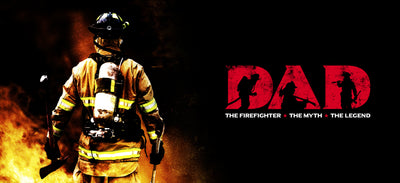 Firefighter Dad Wallet - firefighter bestseller