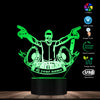 Custom DJ 3D LED Night Light (Hands Up)