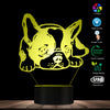 Custom French Bulldog 3D LED Night Light (Lying Down)