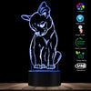 Custom Chihuahua 3D LED Night Light