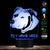 Custom Pitbull 3D LED Night Light (Version 2)