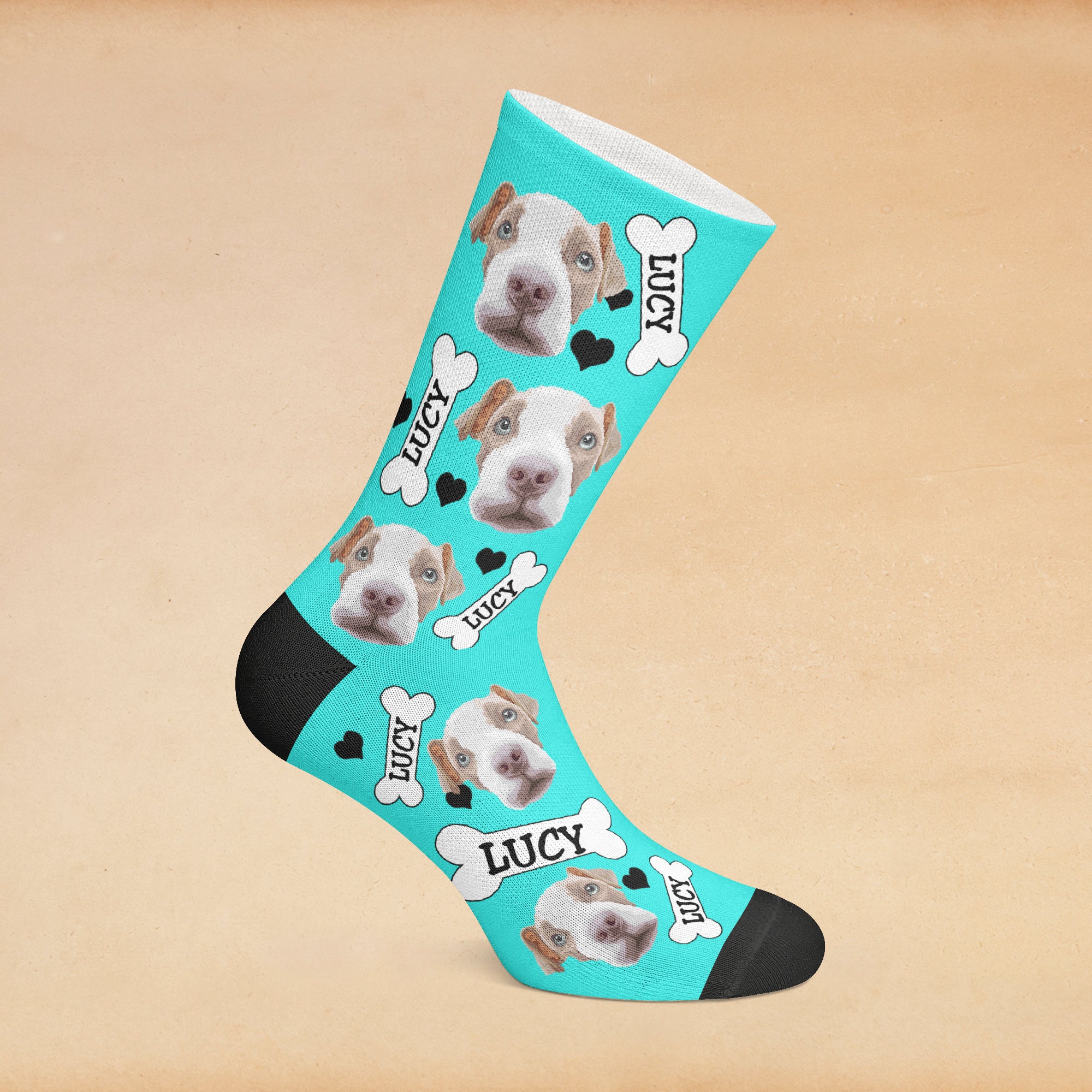 Custom Dog Socks - bulldog bestseller