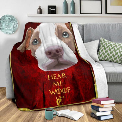 Custom Pitbull Blanket