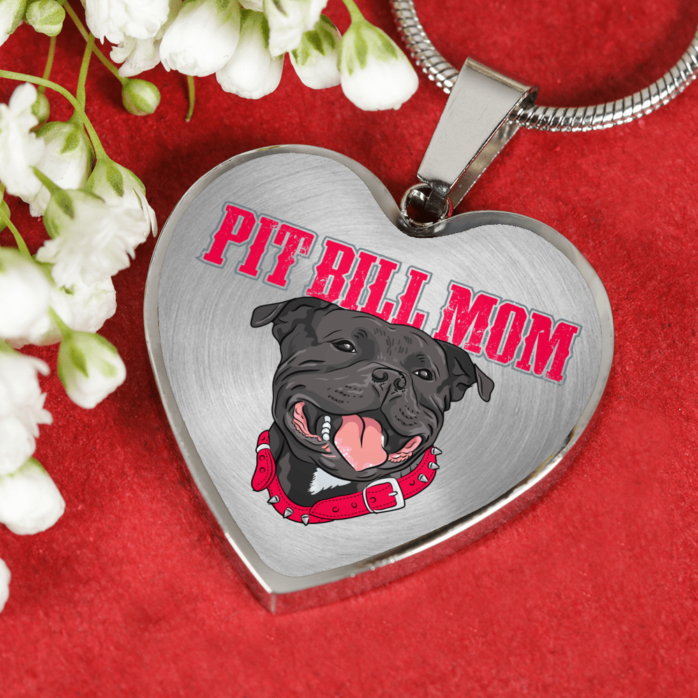 Pitbull Mom Necklace