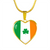 Irish Flag Gold Necklace