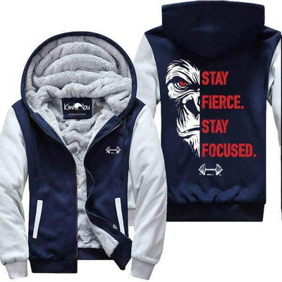Stay Fierce Stay Focused- Fitness Jacket