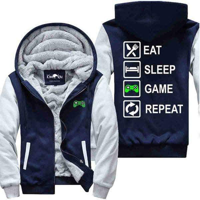 Eat Sleep Game and Repeat - Jacket