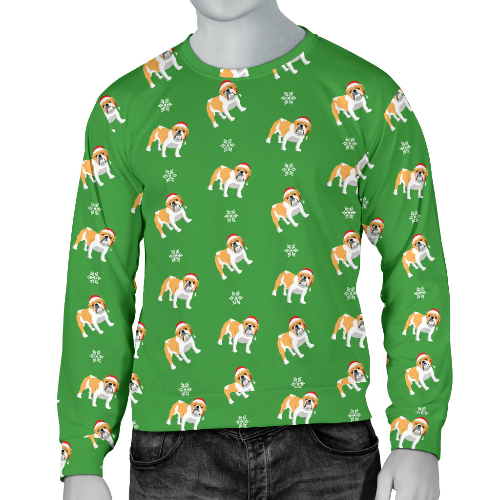 Santa Bulls Men's Ugly Xmas Sweater