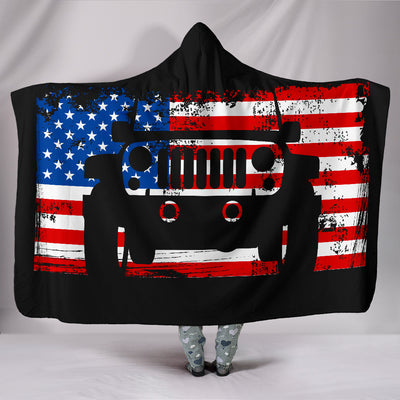 Jeep USA Hooded Blanket