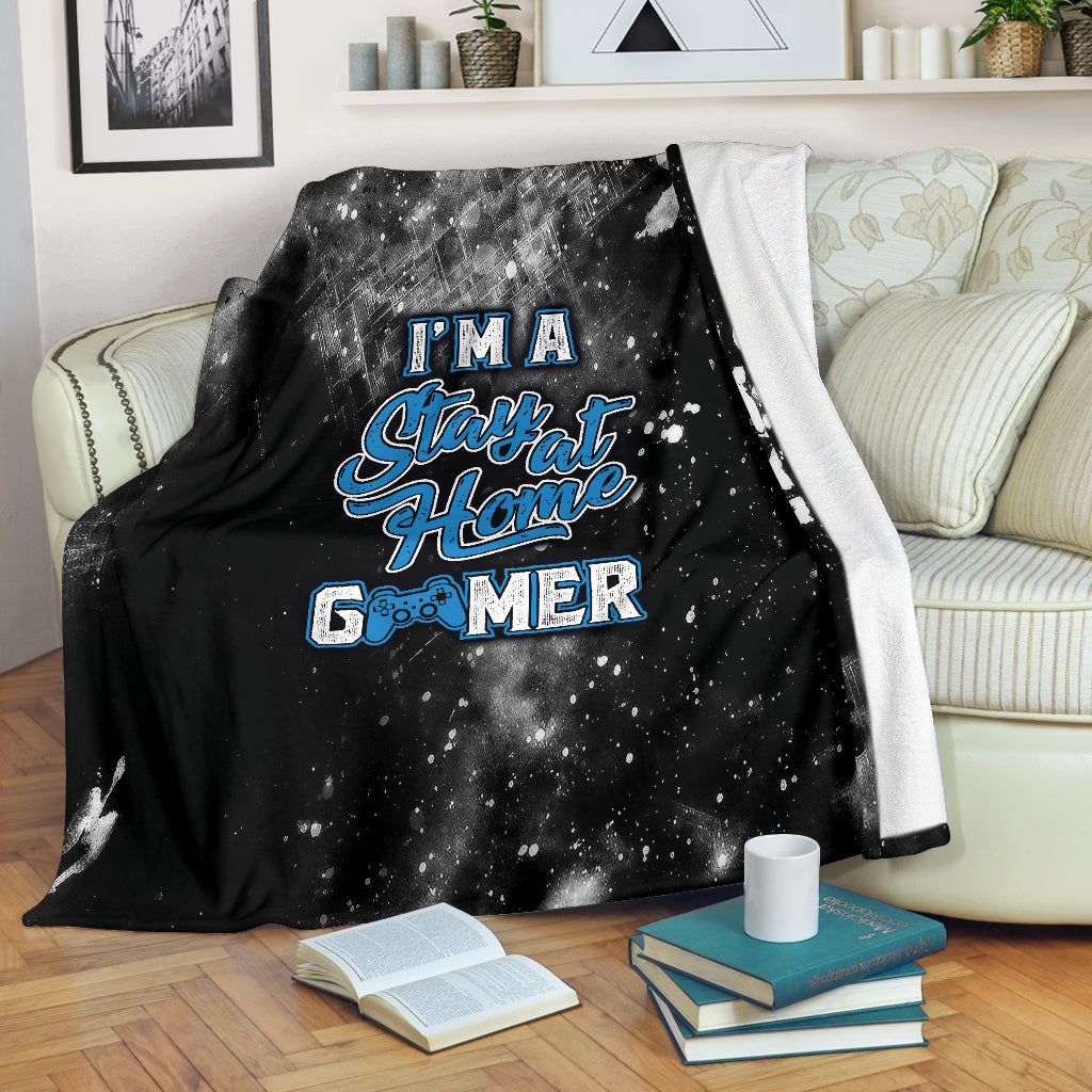 Stay At Home Gamer PS Premium Blanket