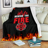Wife Behind The Fire Premium Blanket