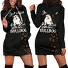 Just A Girl in Love With Her Bulldog Hoodie Dress