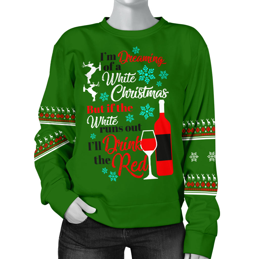 Dreaming of A White Xmas Womens Ugly Xmas Sweater