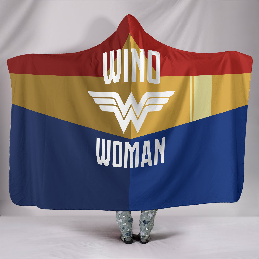 Wino Woman Hooded Blanket