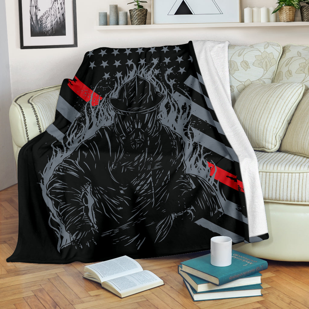 US Firefighter Premium Blanket