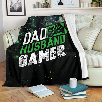 Dad Husband Gamer XB Premium Blanket