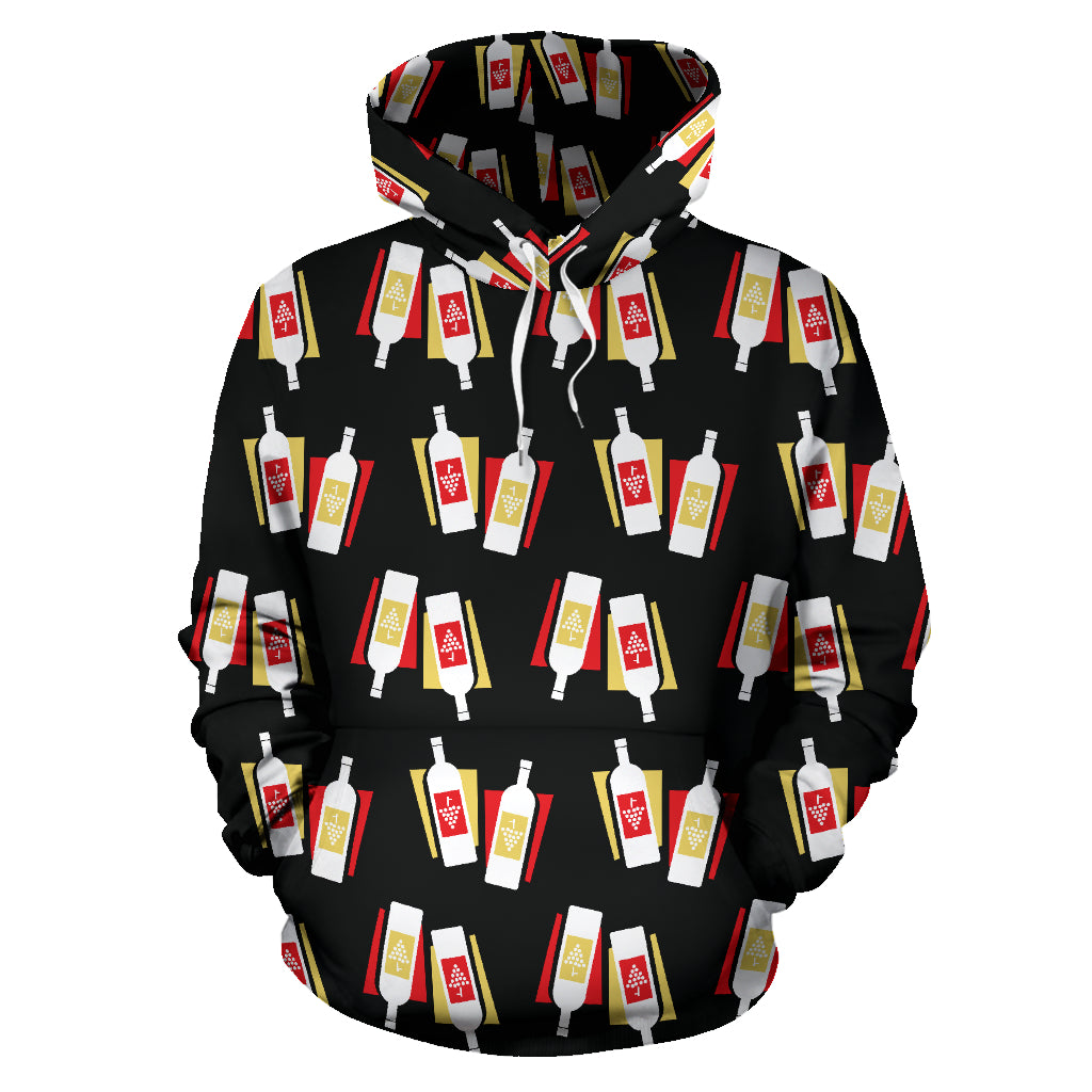 Red and White Wine Hoodie