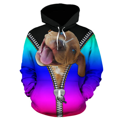 Zipped Pitbull Hoodie