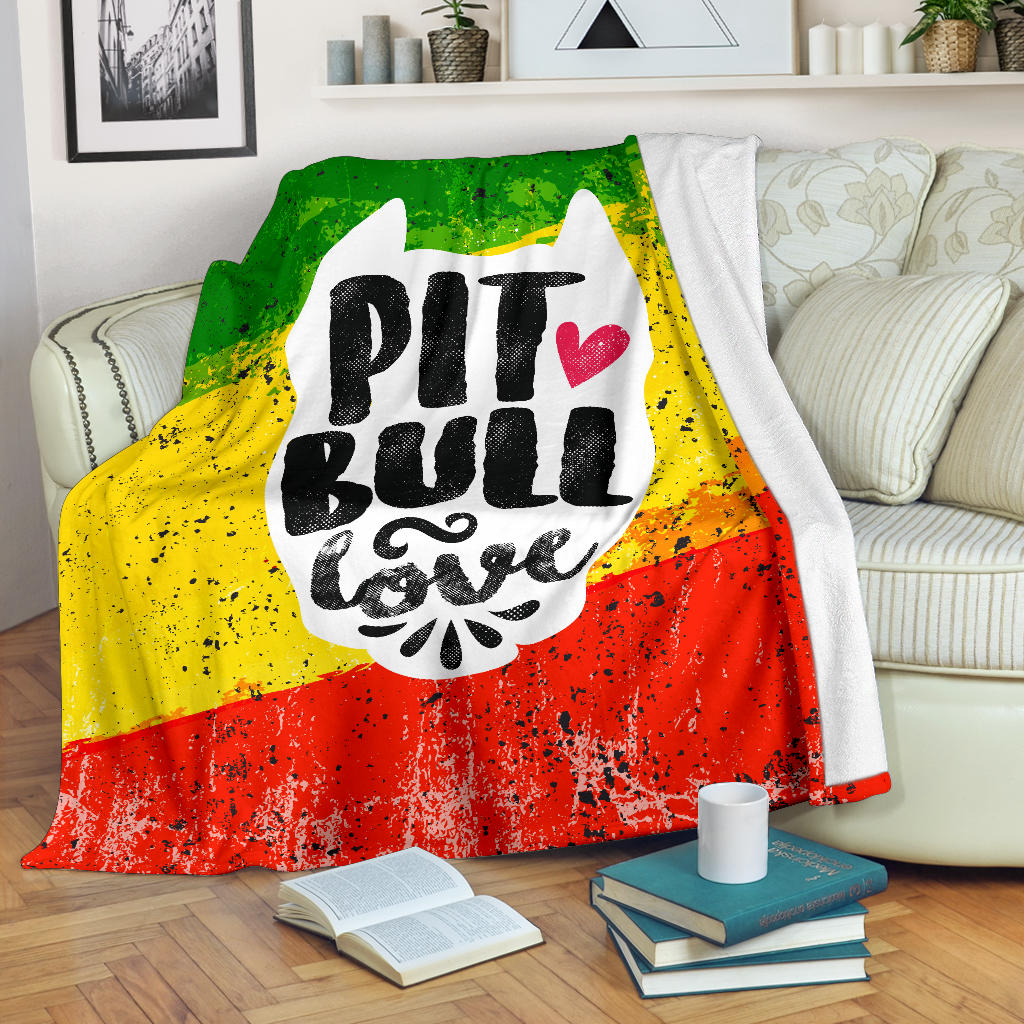 Pit Bull Love Premium Blanket