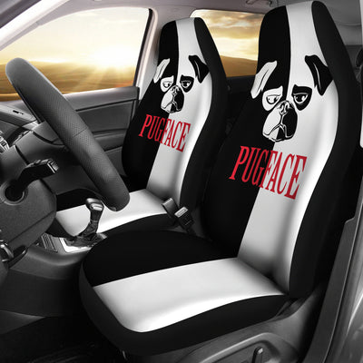 Pugface Car Seat Covers (set of 2)