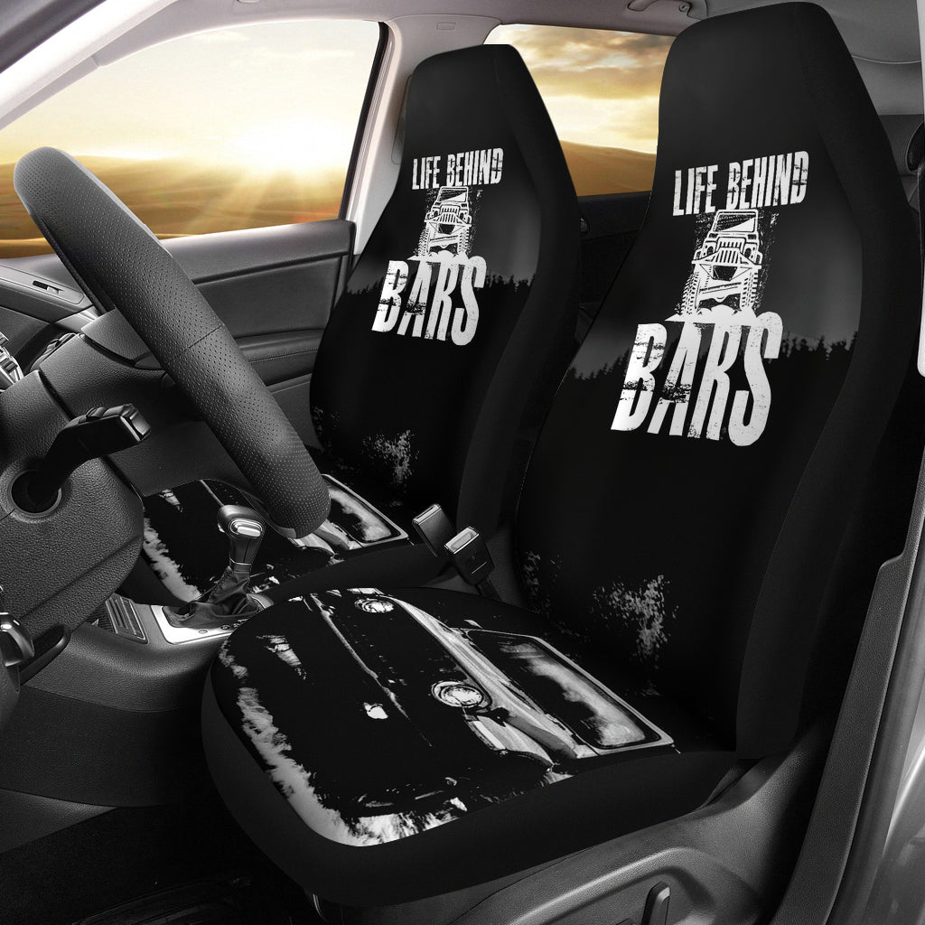 Life Behind Bars Car Seat Covers