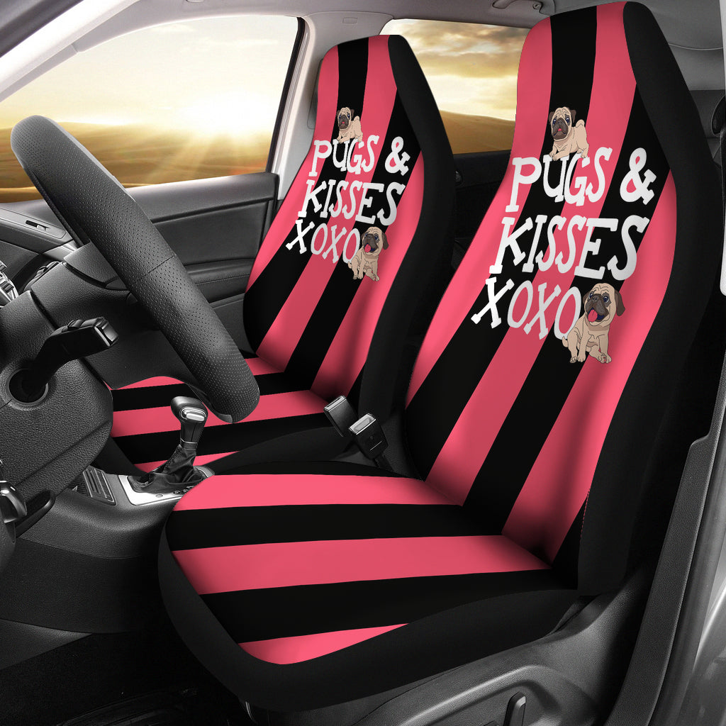 Pugs N Kisses Car Seat Covers (set of 2)