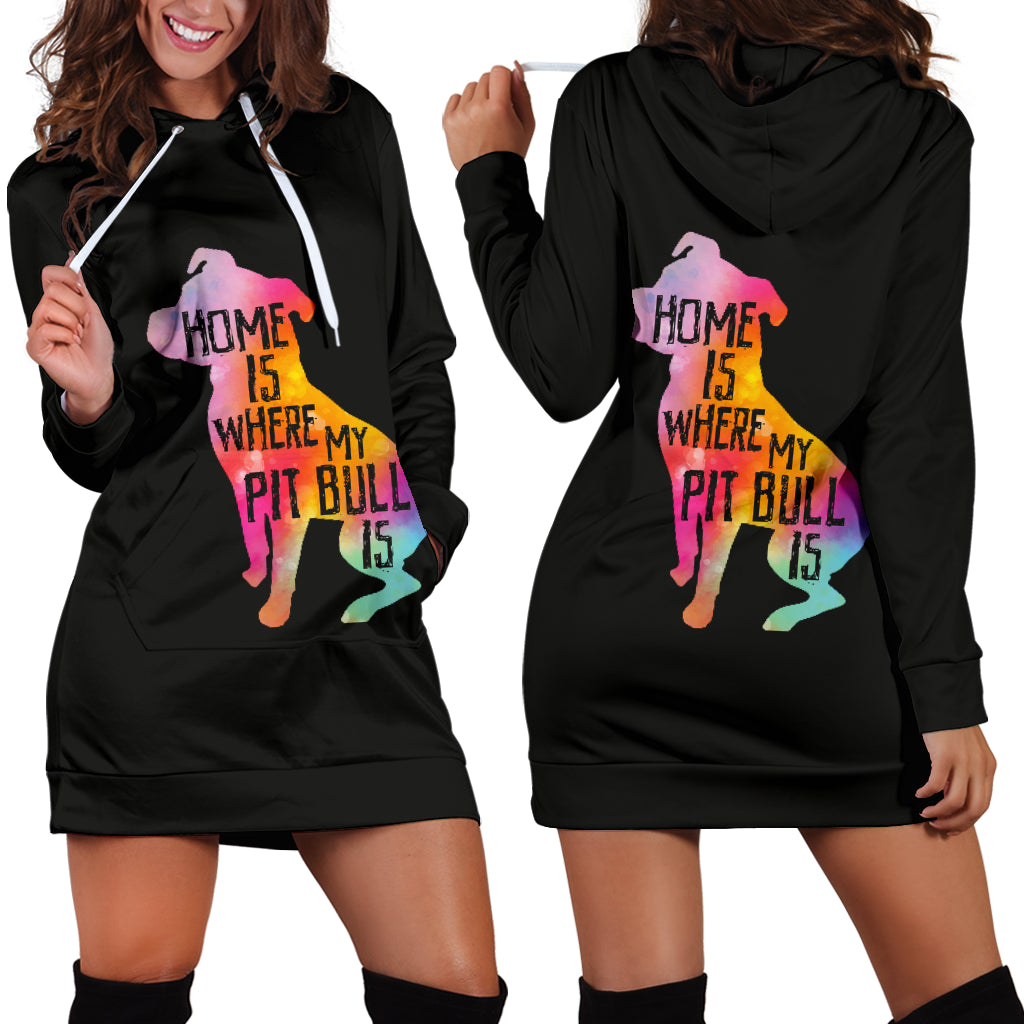 Home Is Where My Pit Is Hoodie Dress